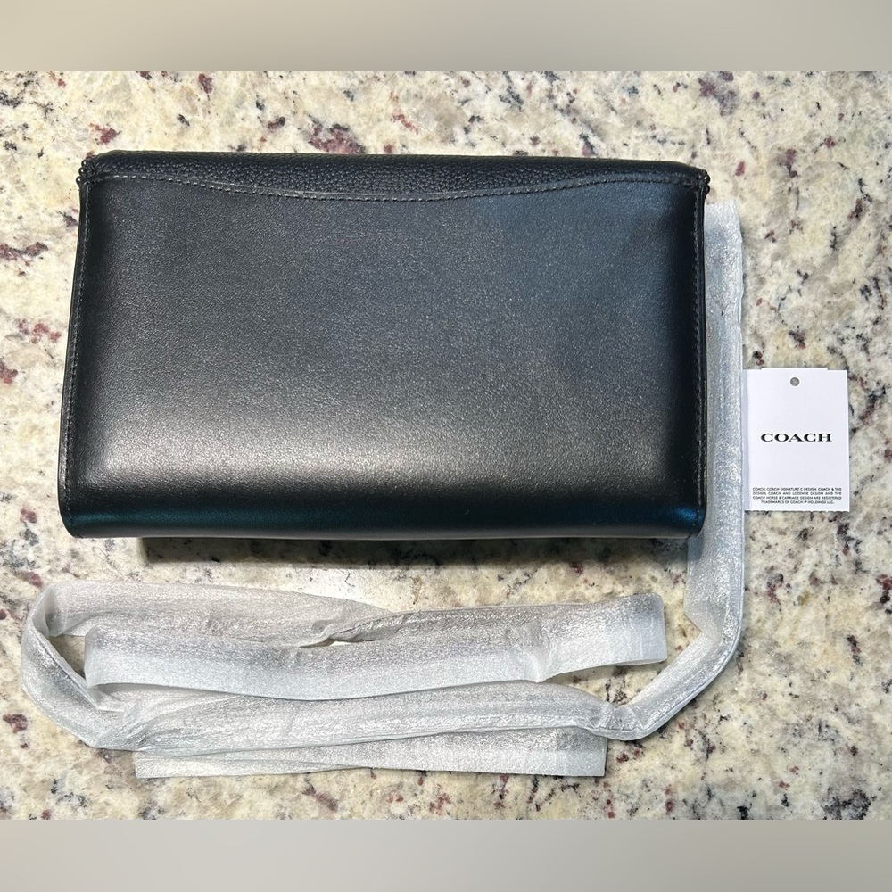 Coach Black Leather Crossbody Bag - Picture 6 of 12